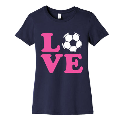 Love Soccer Women's Cotton Tee