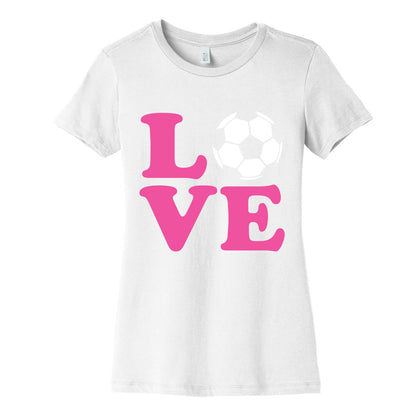 Love Soccer Women's Cotton Tee