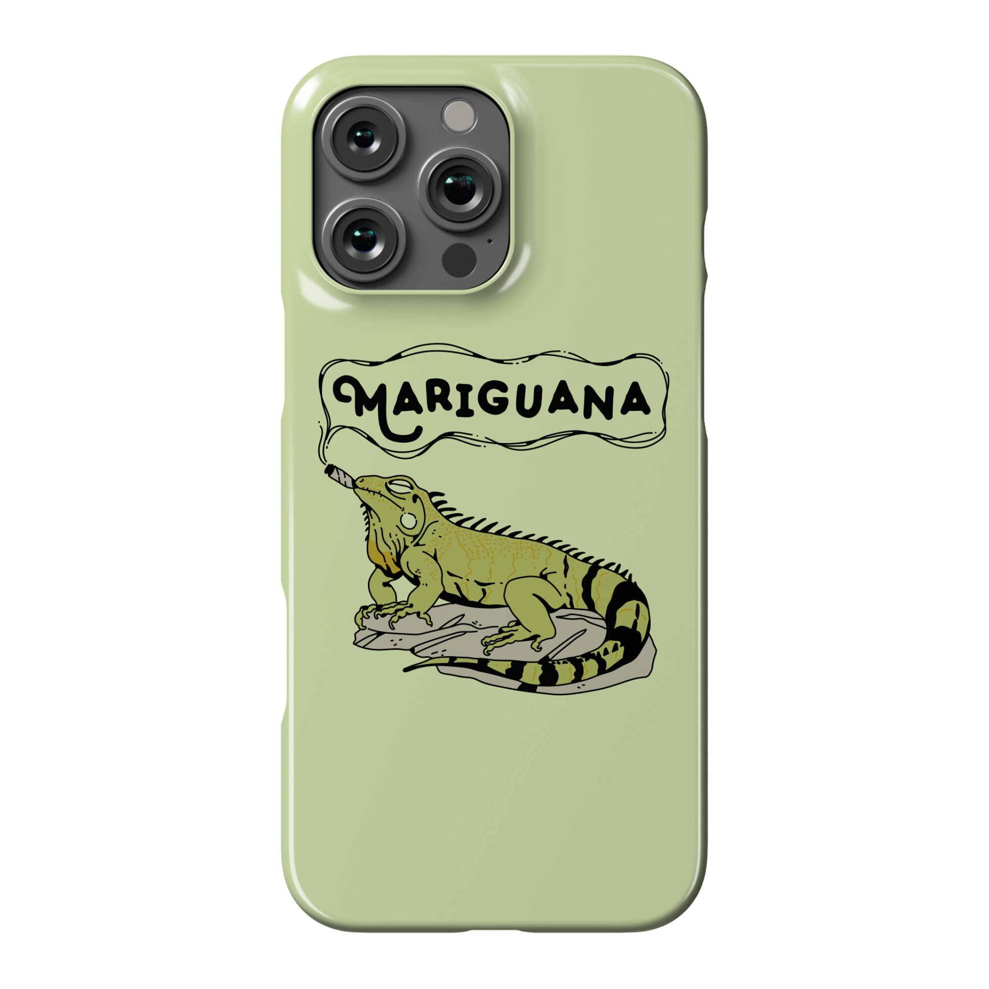 Mariguana Marijuana Iguana Phone Case
