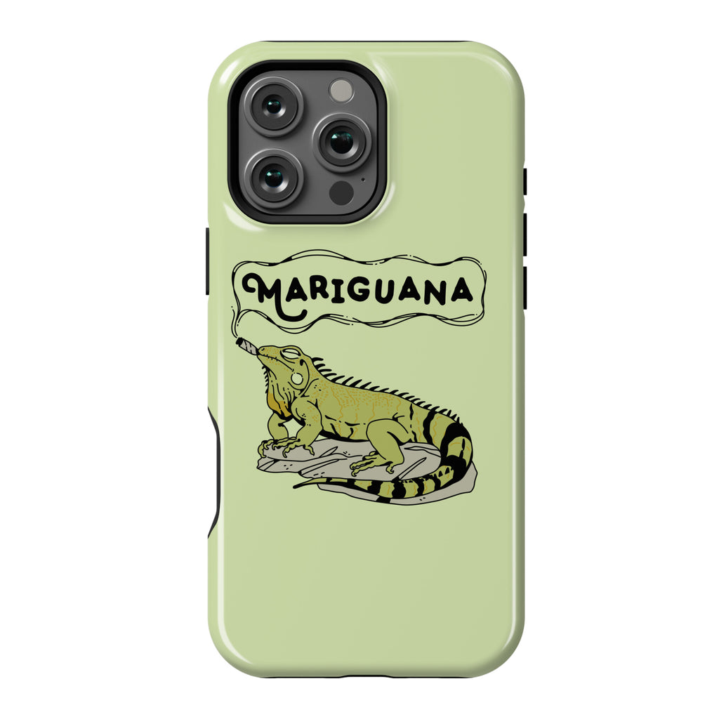 Mariguana Marijuana Iguana Phone Case