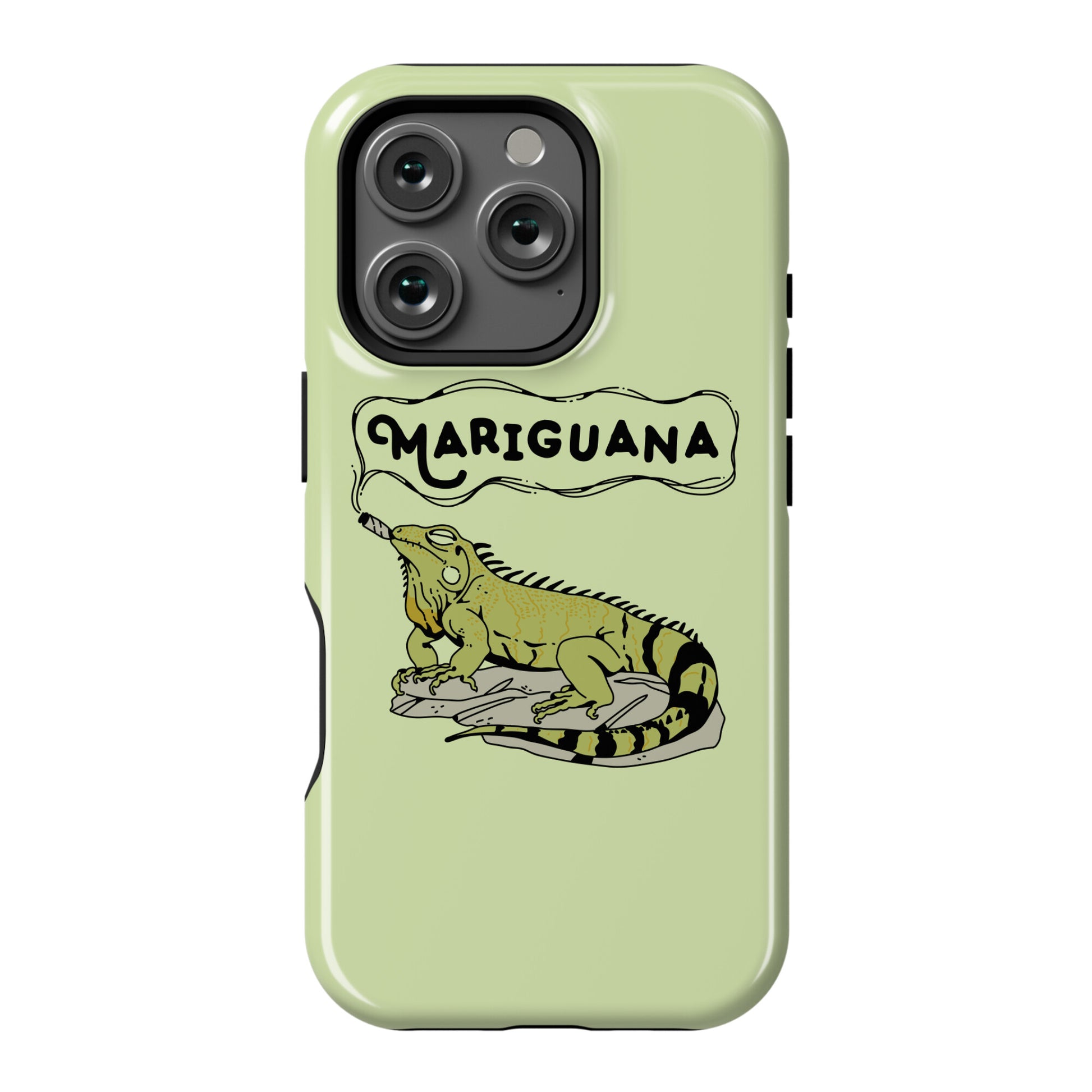 Mariguana Marijuana Iguana Phone Case