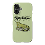 Mariguana Marijuana Iguana Phone Case