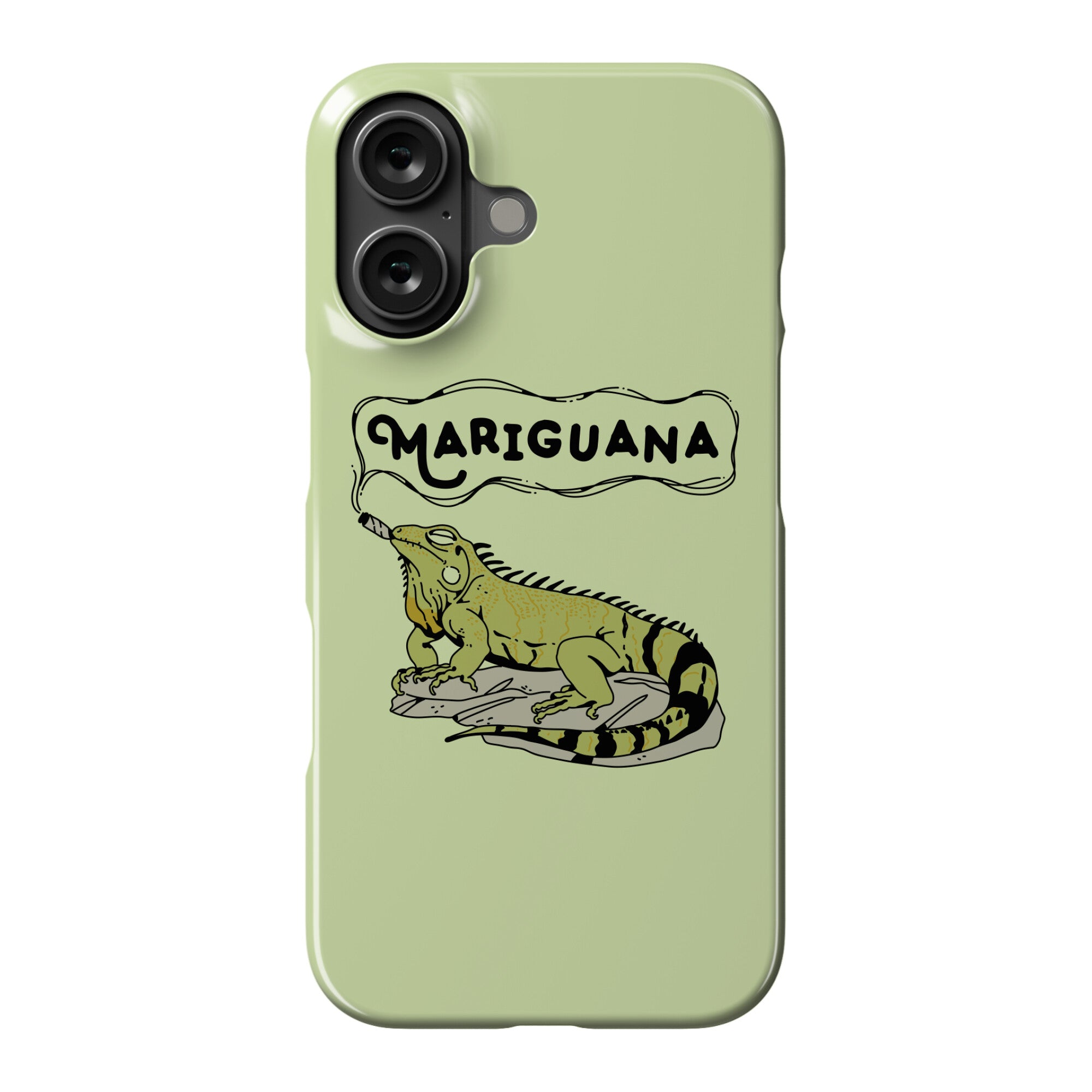 Mariguana Marijuana Iguana Phone Case