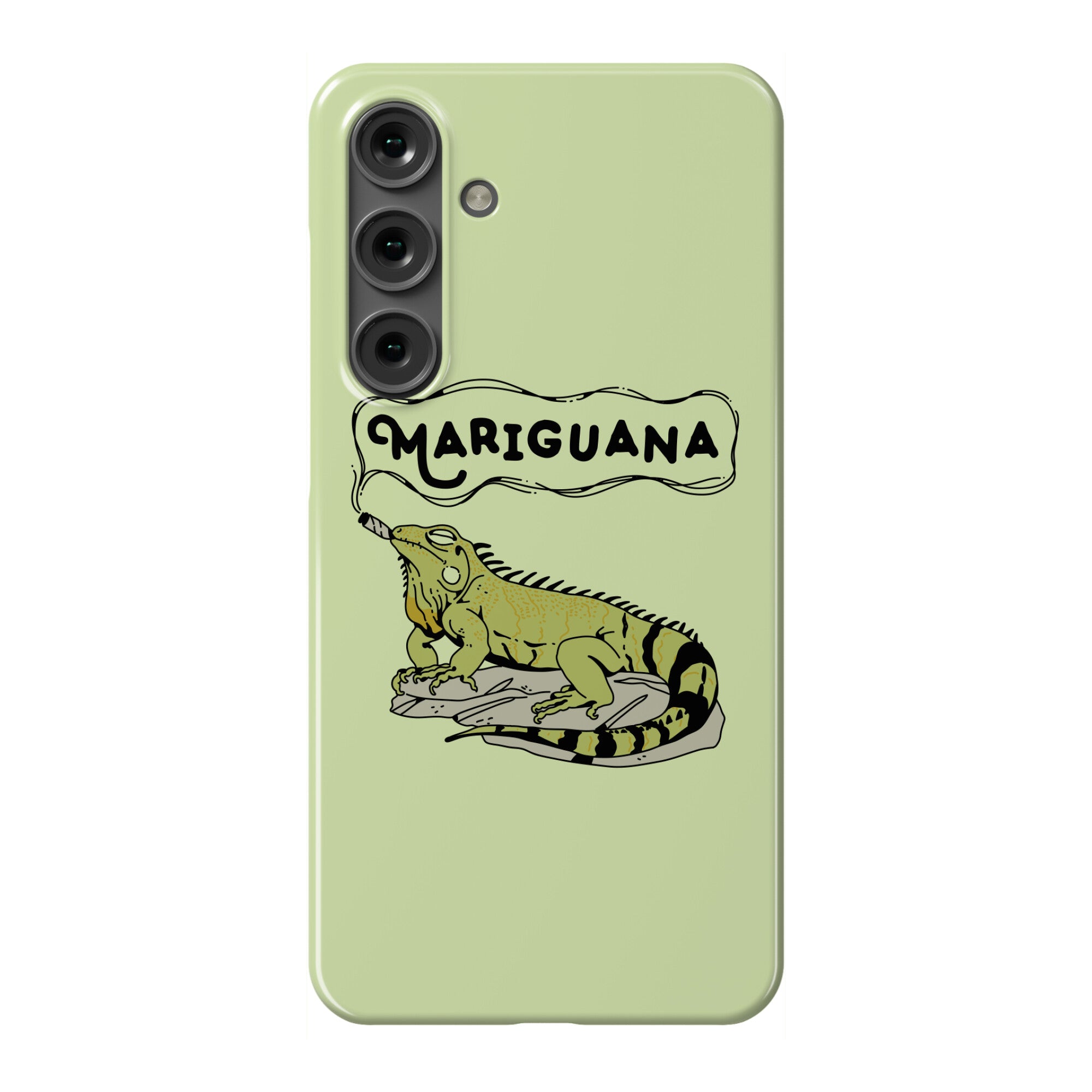 Mariguana Marijuana Iguana Phone Case