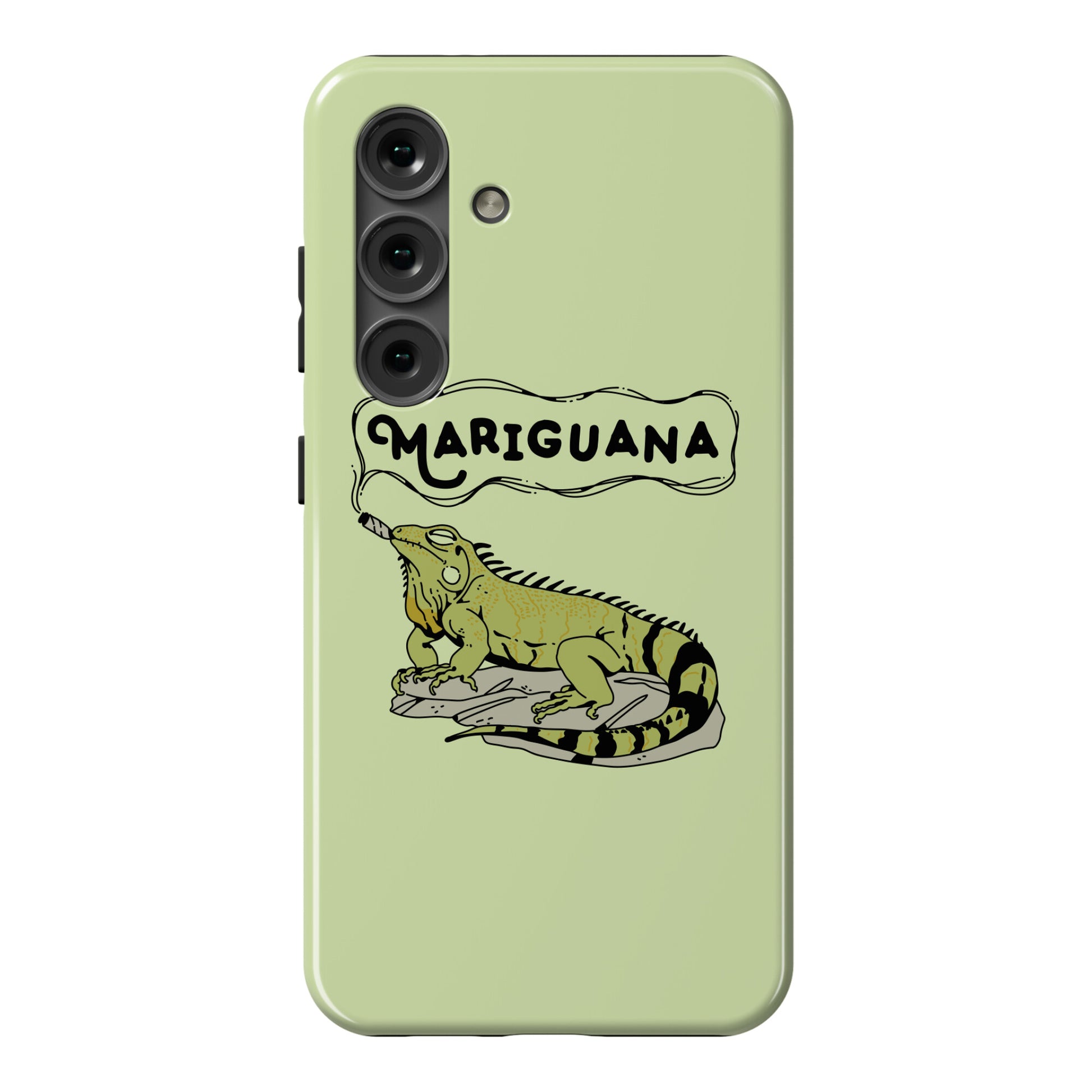 Mariguana Marijuana Iguana Phone Case