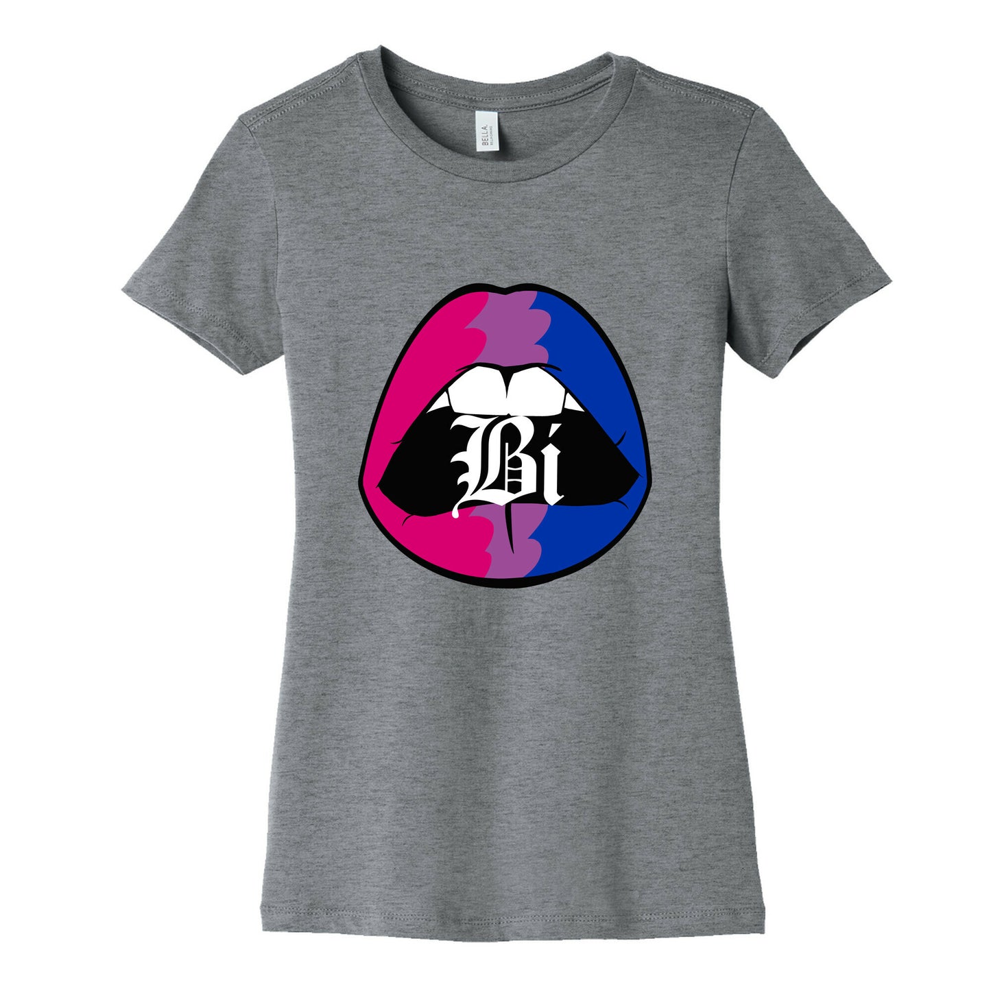 Bi Pride Lips  Women's Cotton Tee