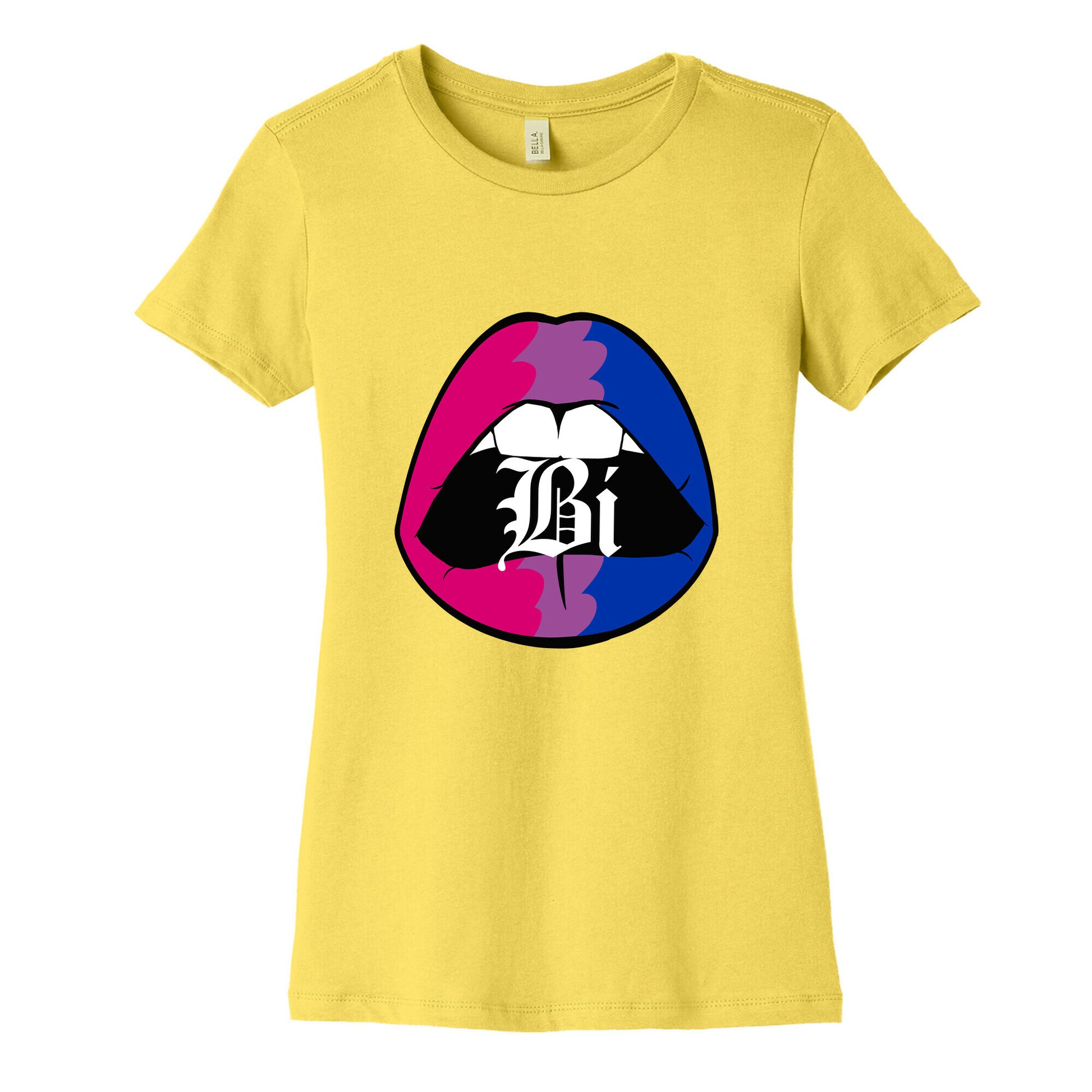 Bi Pride Lips  Women's Cotton Tee