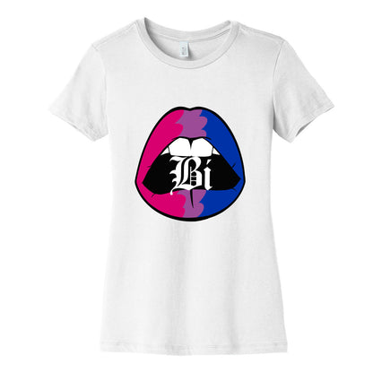 Bi Pride Lips  Women's Cotton Tee