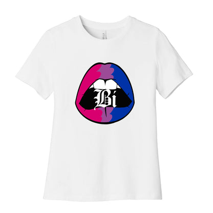 Bi Pride Lips  Women's Cotton Tee