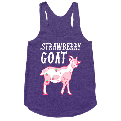 Strawberry Goat Racerback Tank