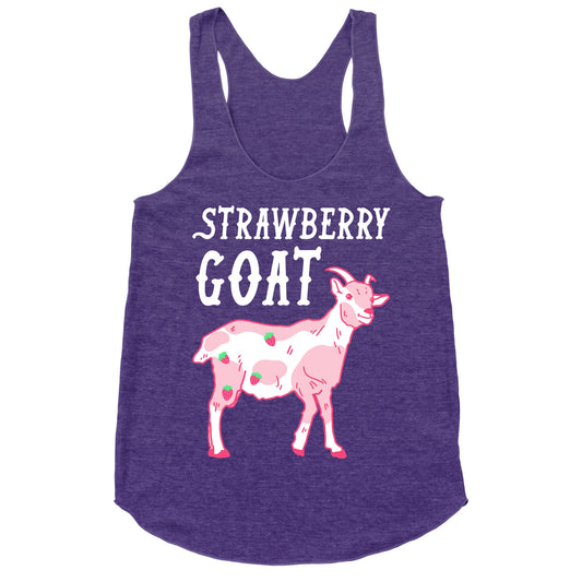 Strawberry Goat Racerback Tank