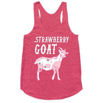 Strawberry Goat Racerback Tank