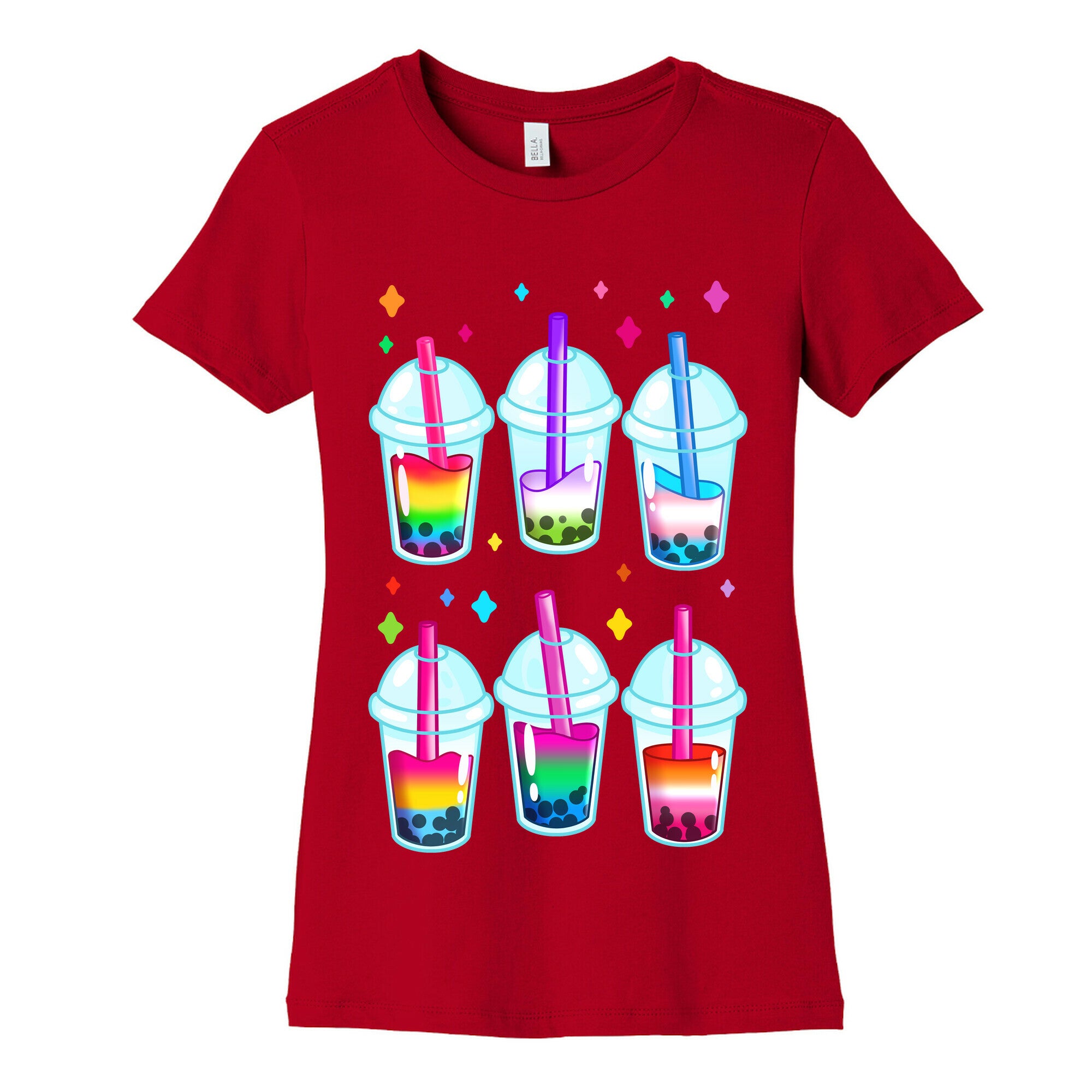 Pride Bubble Tea Women's Cotton Tee