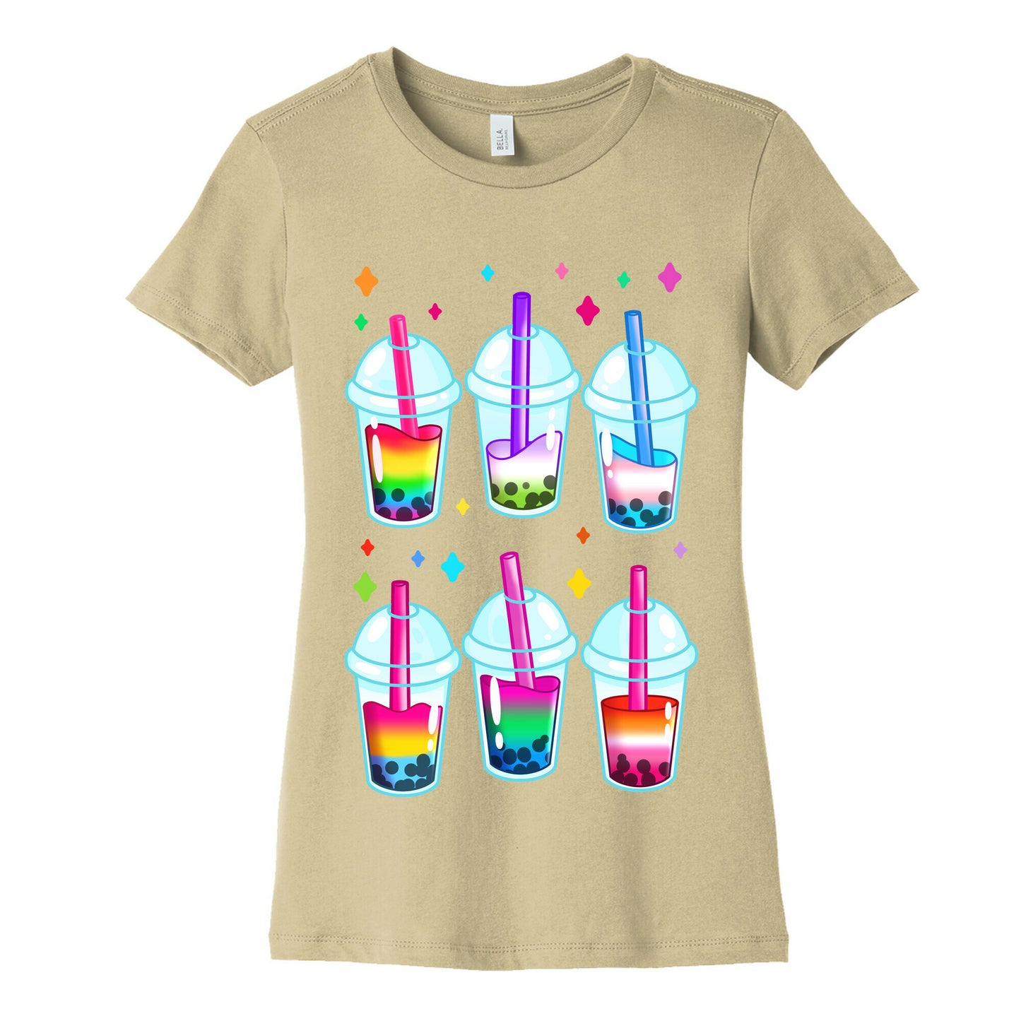 Pride Bubble Tea Women's Cotton Tee