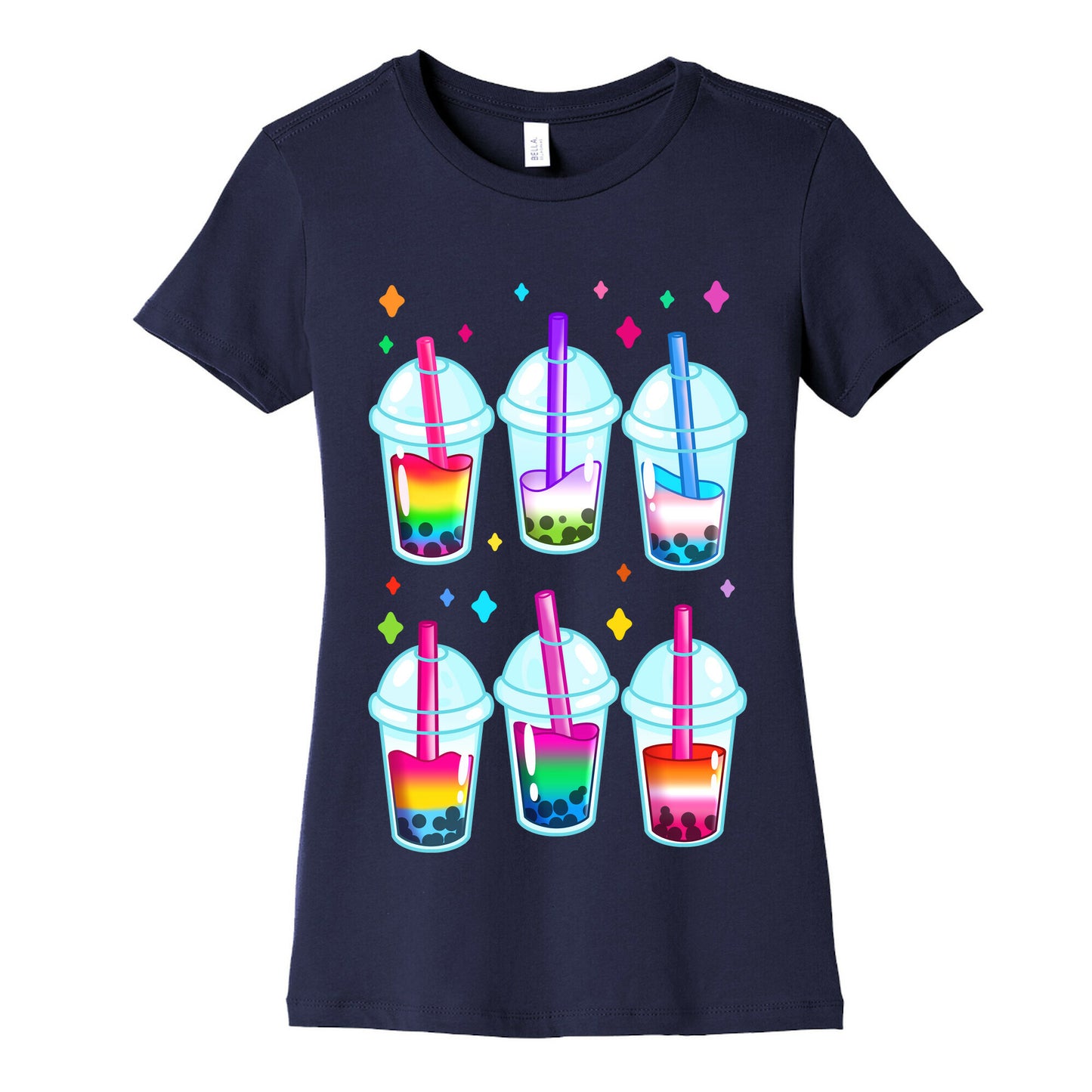 Pride Bubble Tea Women's Cotton Tee