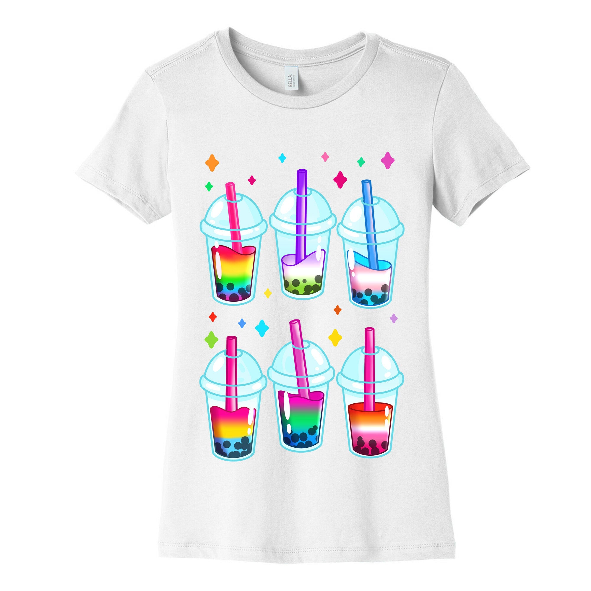 Pride Bubble Tea Women's Cotton Tee