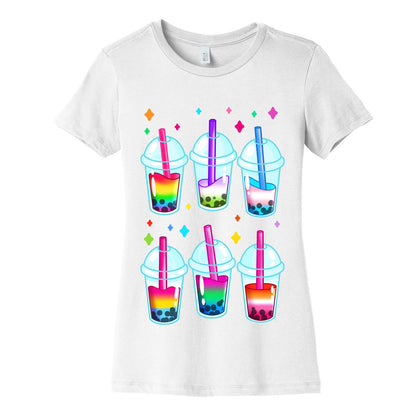 Pride Bubble Tea Women's Cotton Tee