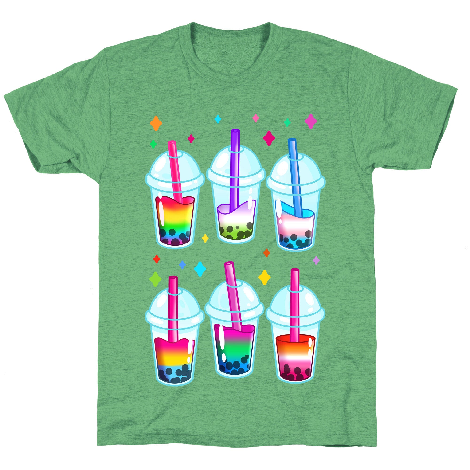 Pride Bubble Tea Unisex Triblend Tee