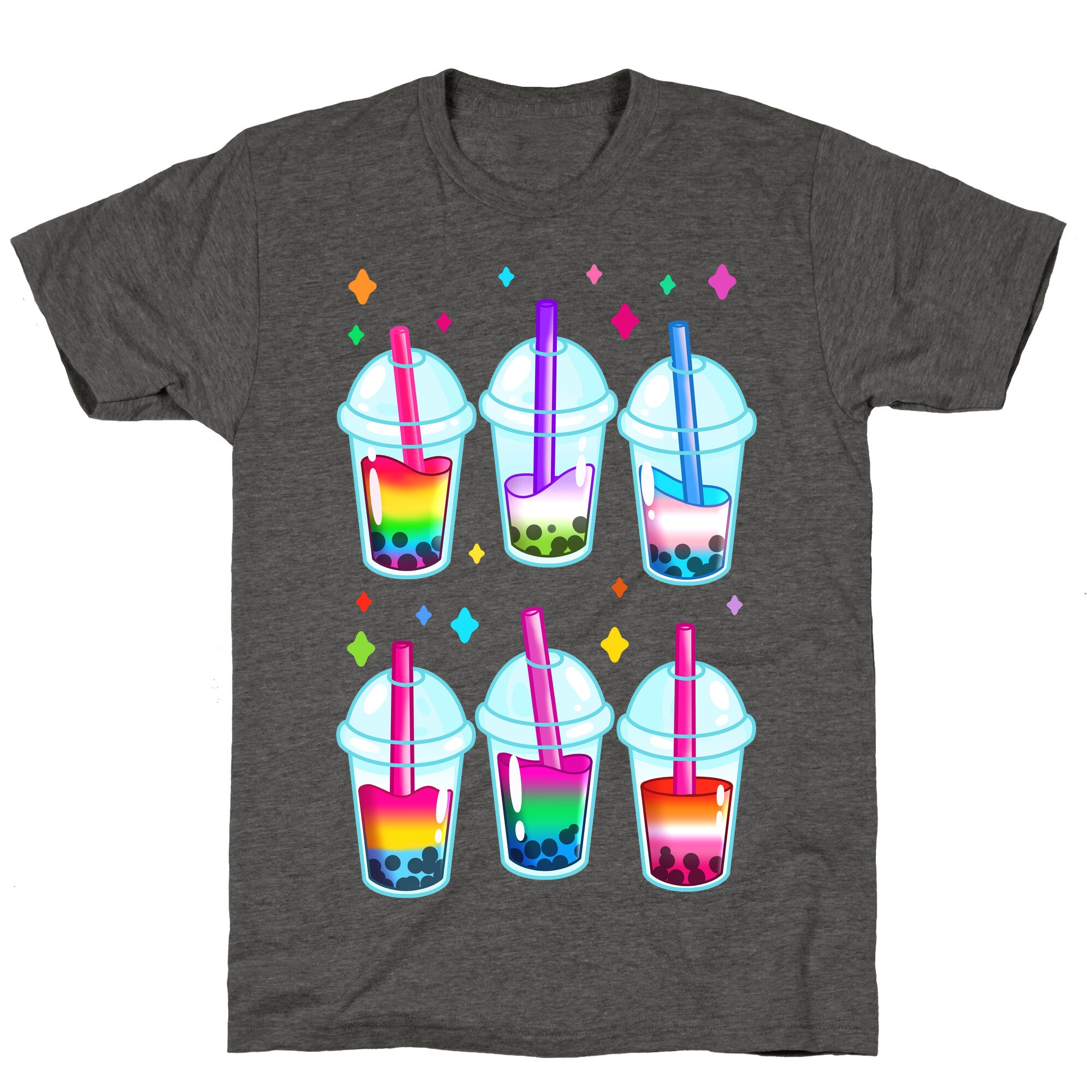 Pride Bubble Tea Unisex Triblend Tee