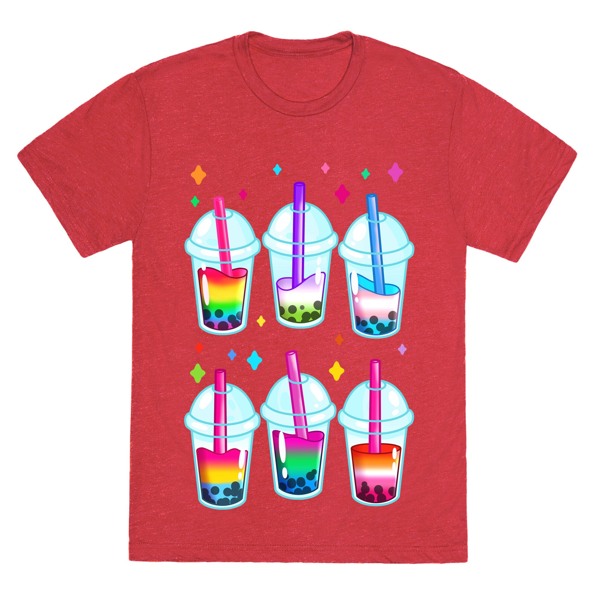 Pride Bubble Tea Unisex Triblend Tee