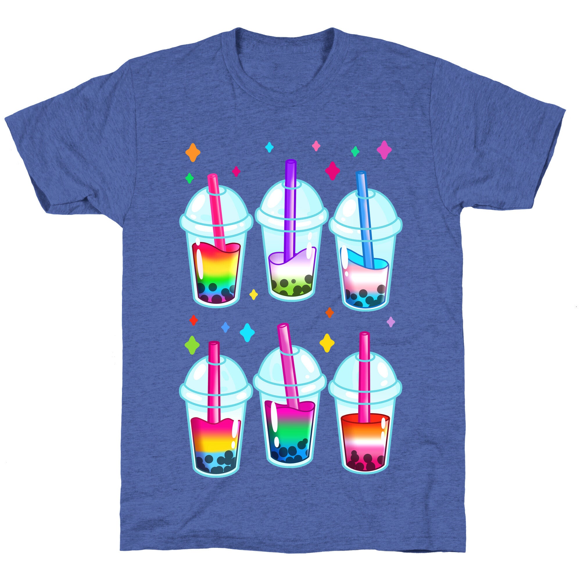 Pride Bubble Tea Unisex Triblend Tee