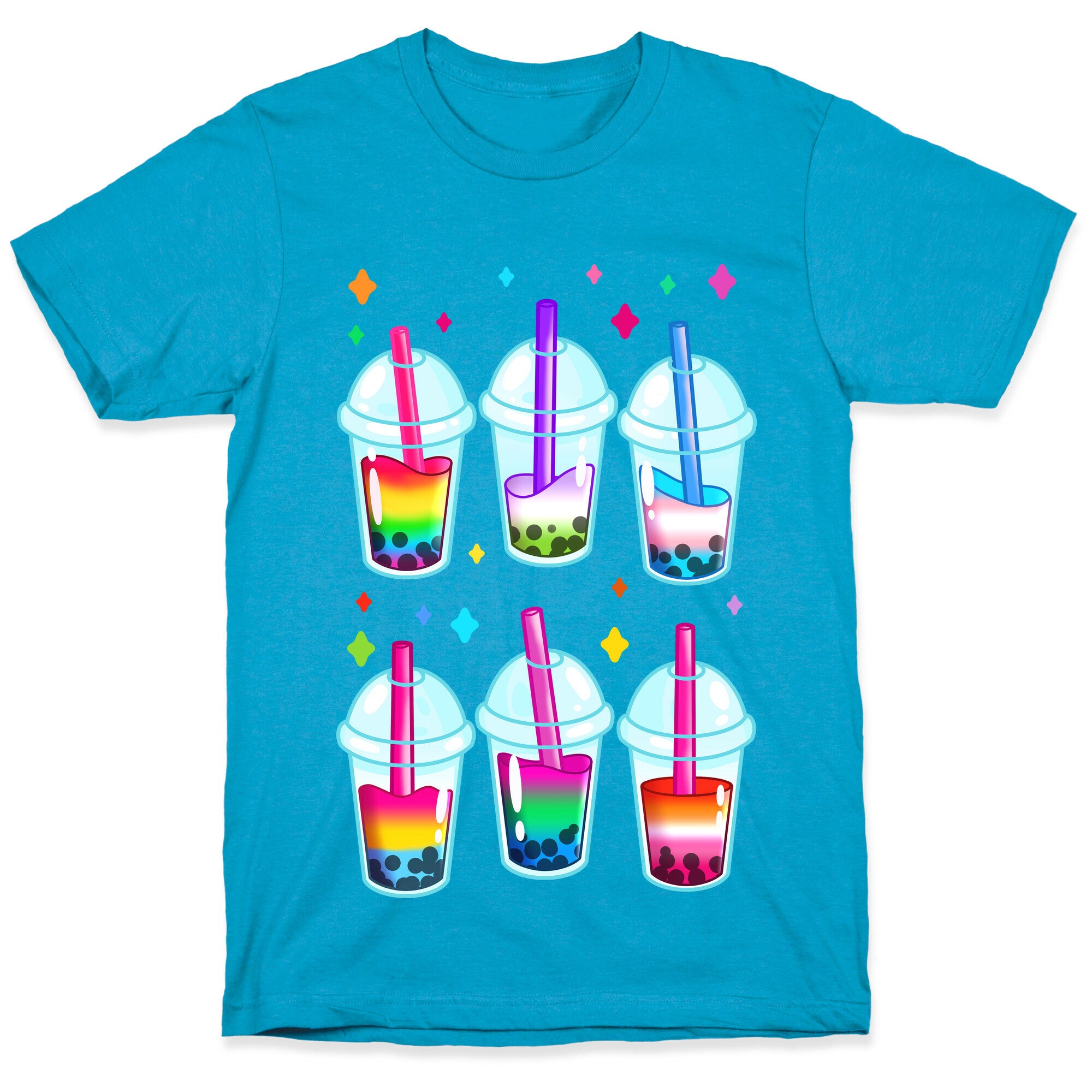 Pride Bubble Tea Unisex Triblend Tee