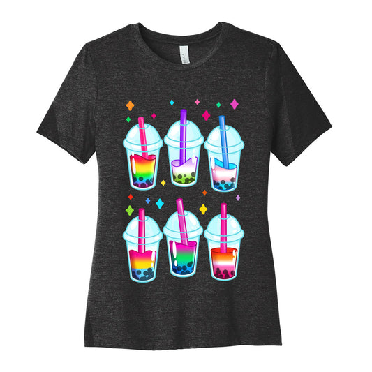 Pride Bubble Tea Women's Cotton Tee