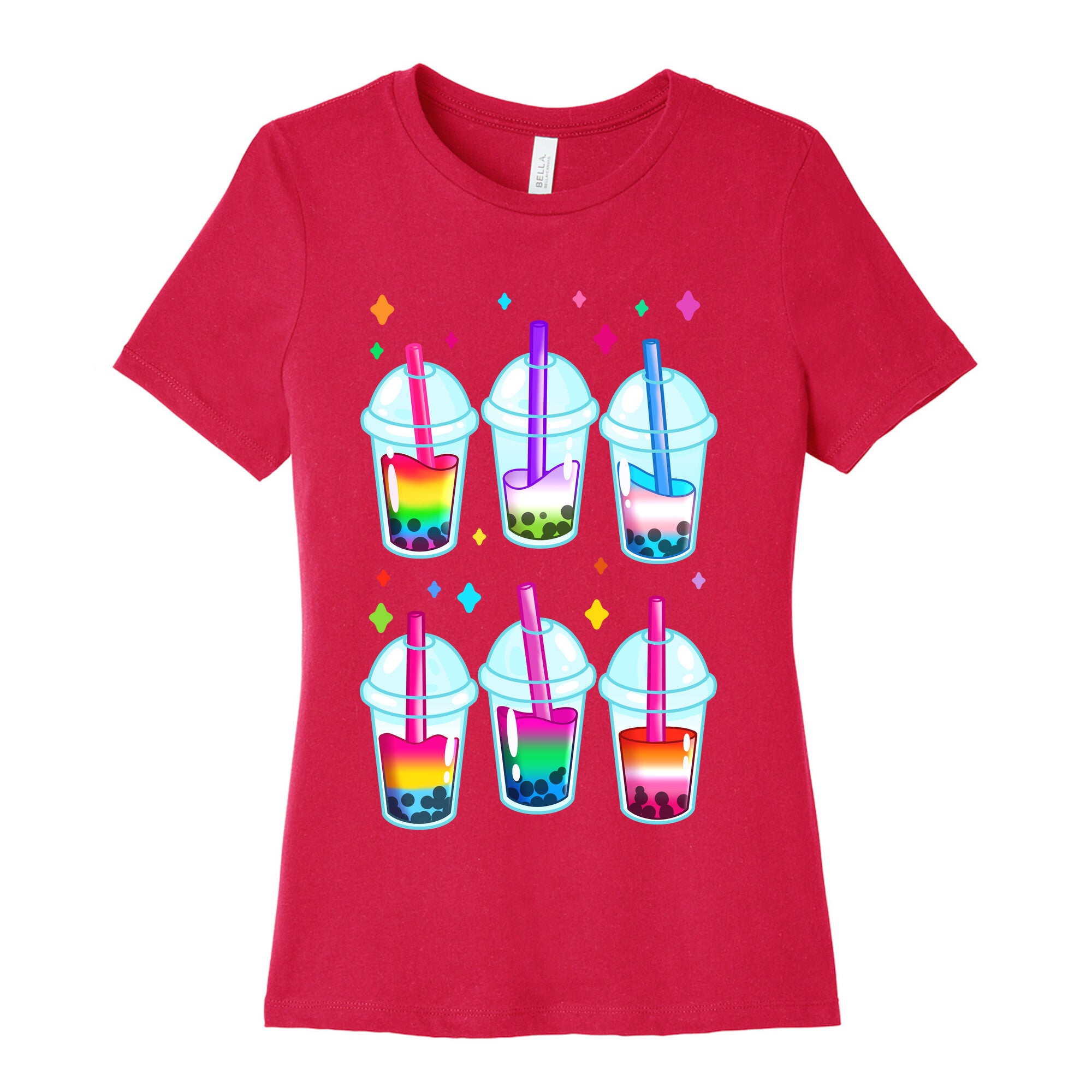 Pride Bubble Tea Women's Cotton Tee
