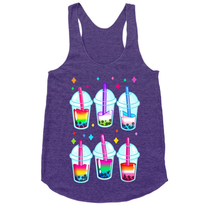 Pride Bubble Tea Racerback Tank