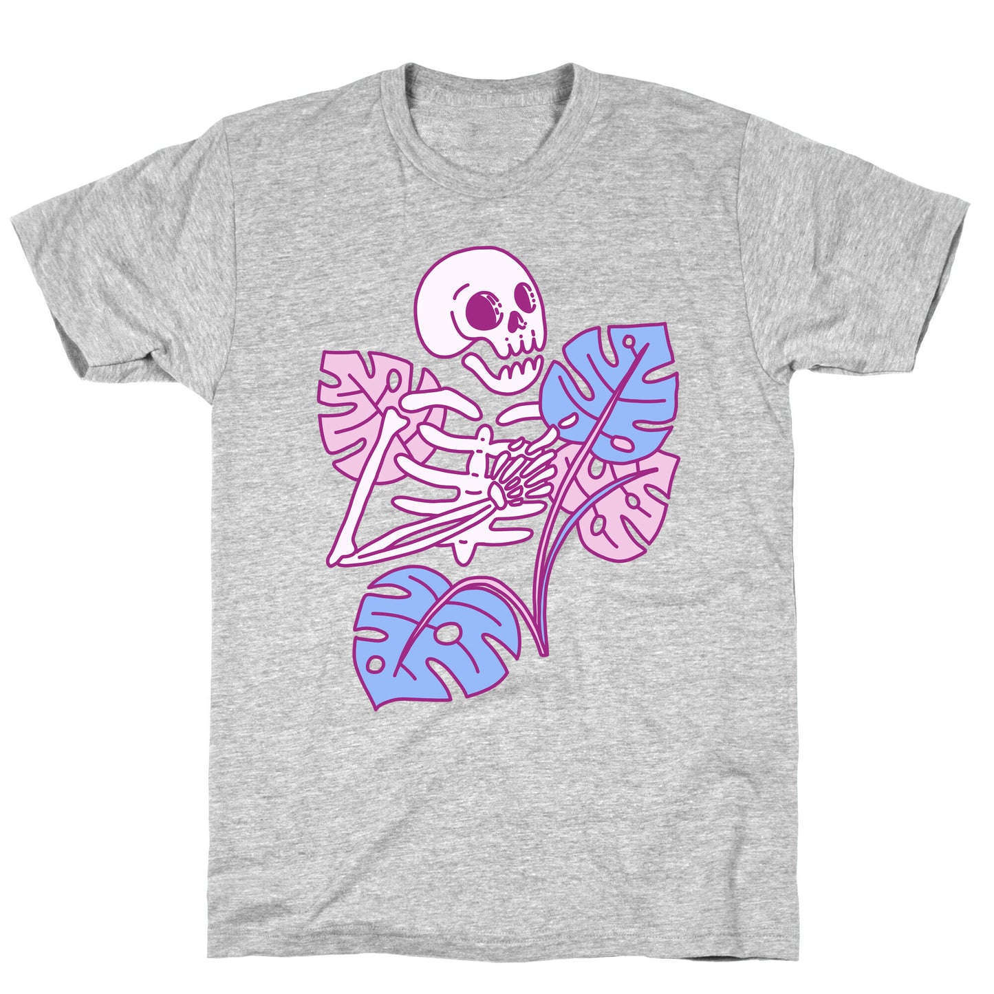 Monstera Skeleton T-Shirt