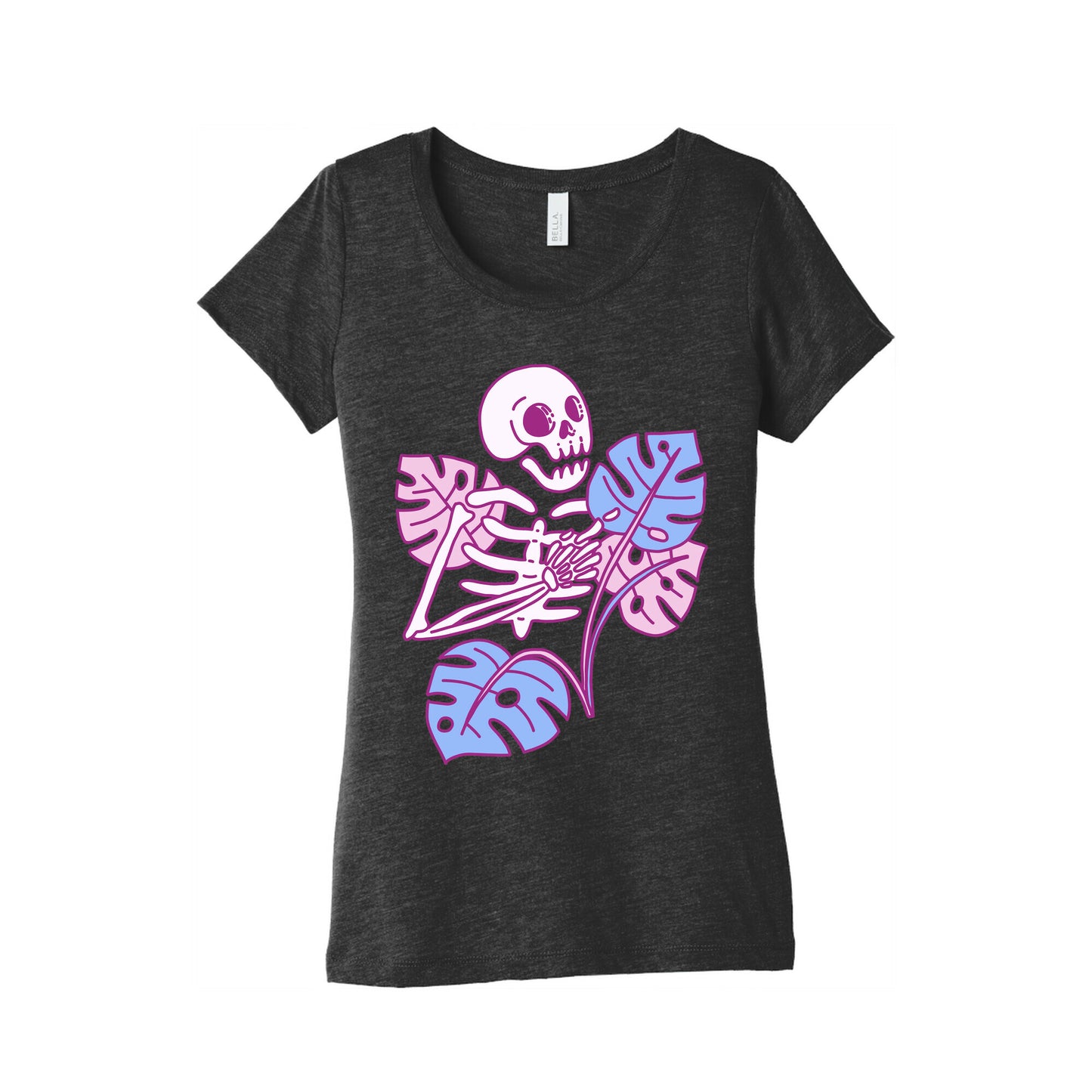 Monstera Skeleton Women's Triblend Tee