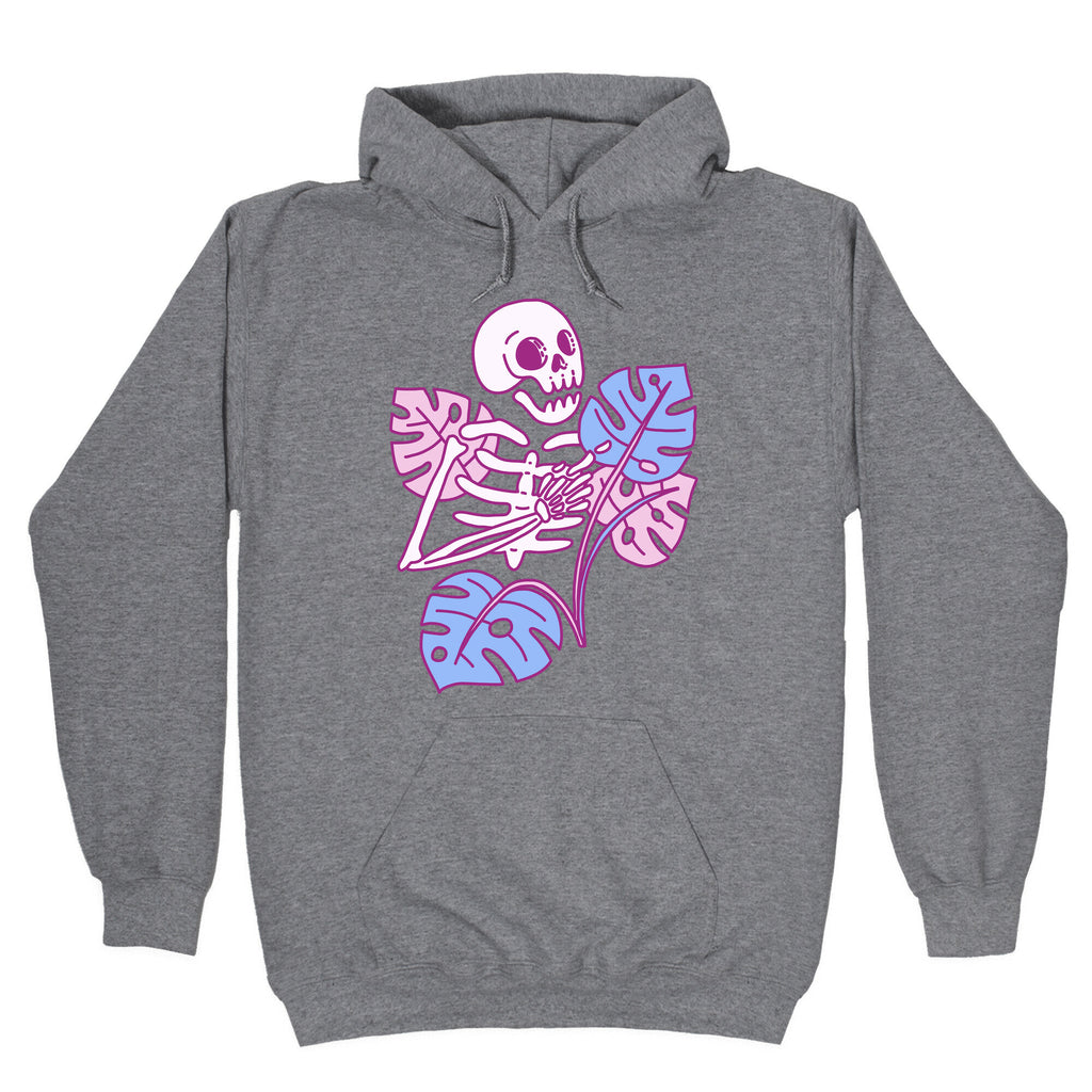 Monstera Skeleton Hoodie