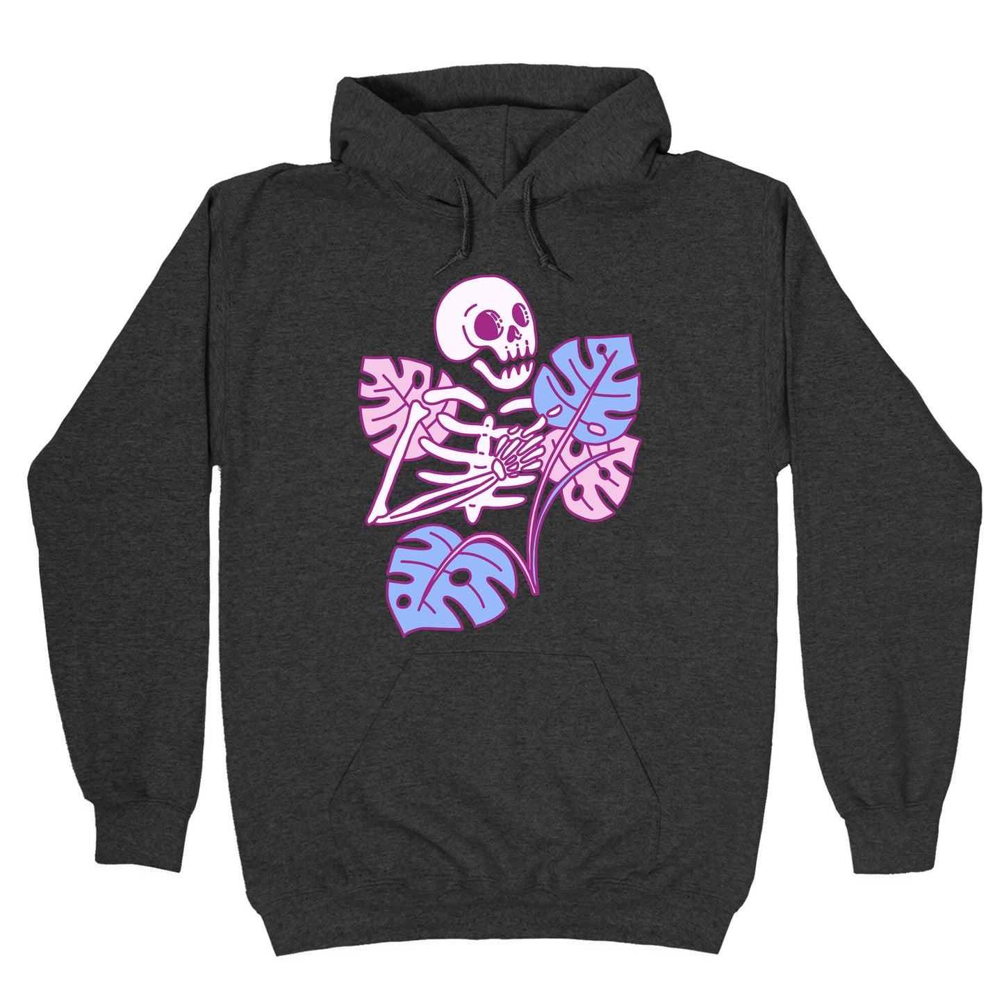 Monstera Skeleton Hoodie