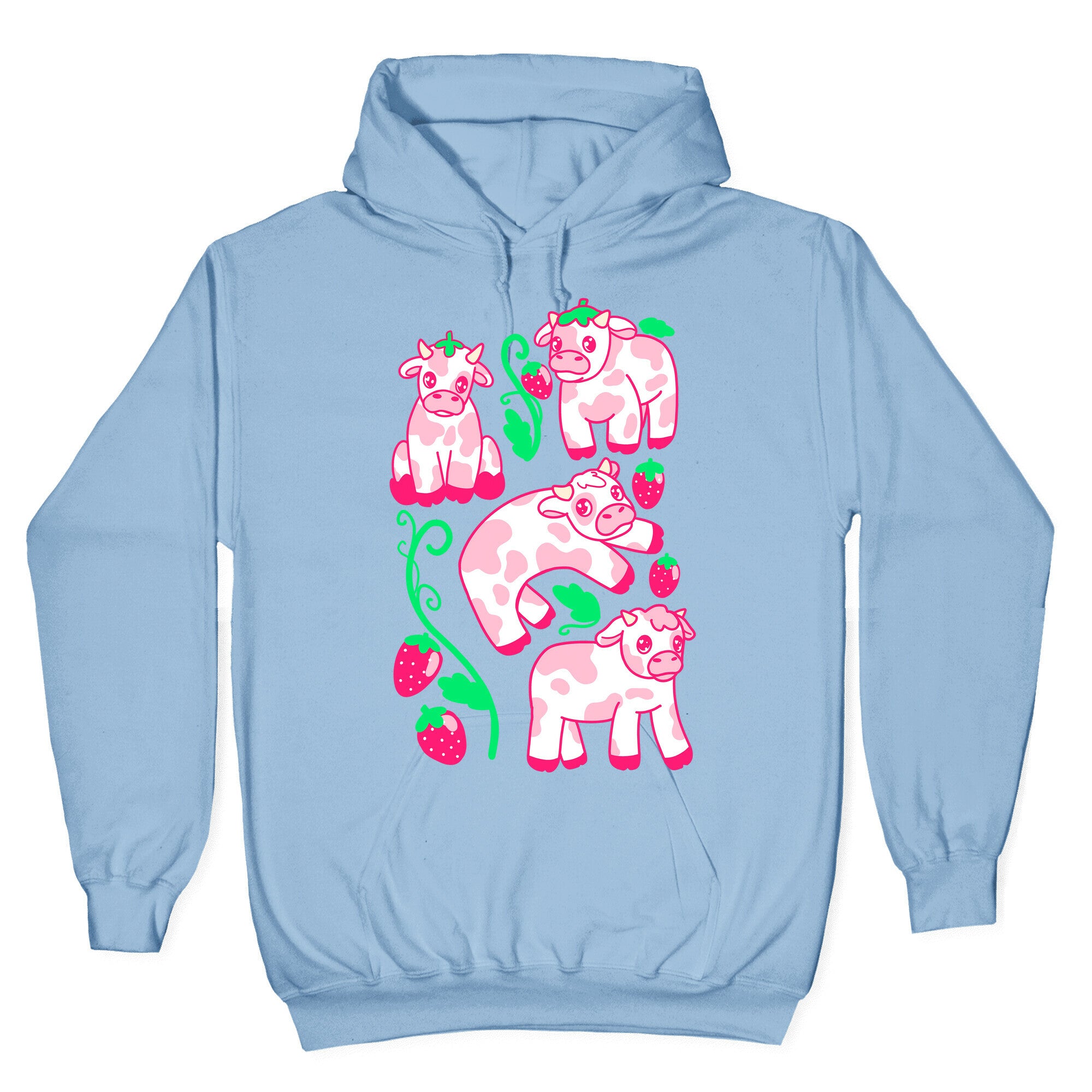 Strawberry Cows Hoodie