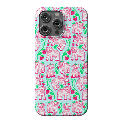 Strawberry Cows Phone Case