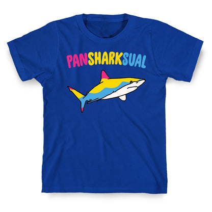 Pansharksual Pansexual Shark Parody T-Shirt