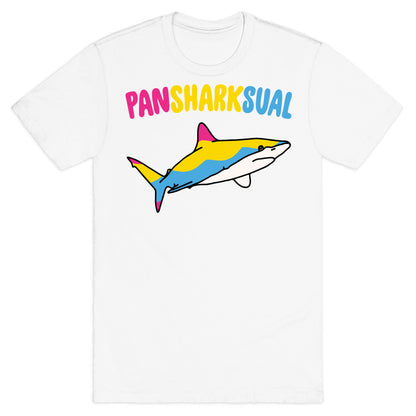 Pansharksual Pansexual Shark Parody T-Shirt