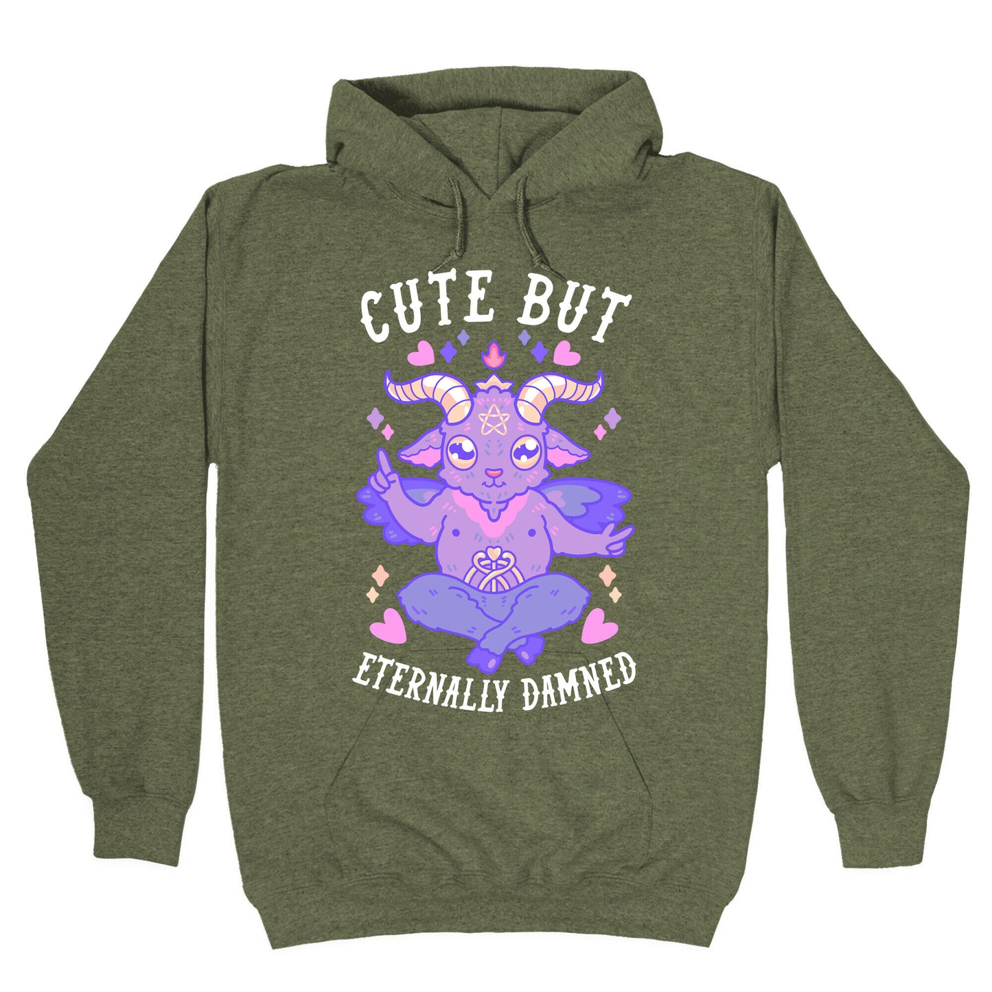 Cute But Eternally Damned Hoodie