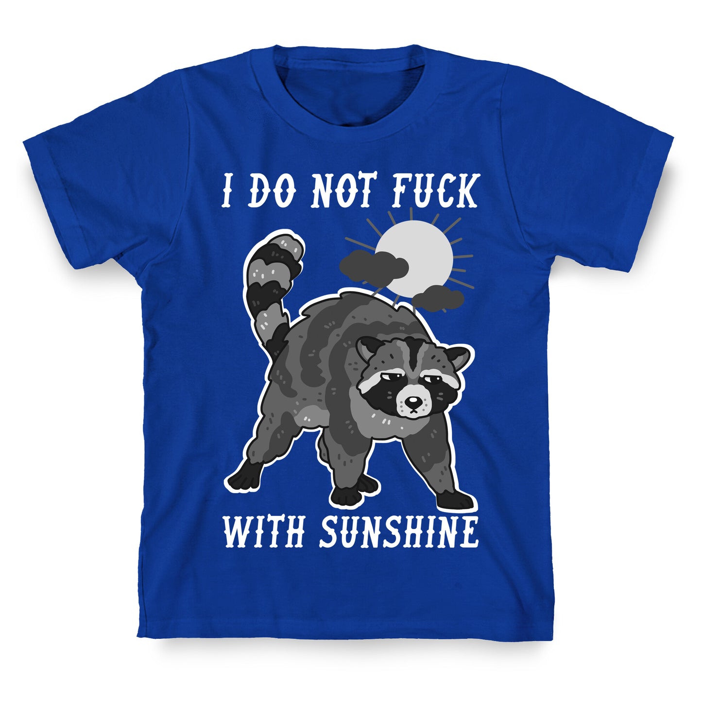 I Do Not Fuck With Sunshine Raccoon T-Shirt