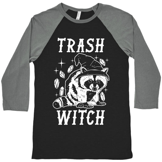 Trash Witch Baseball Tee