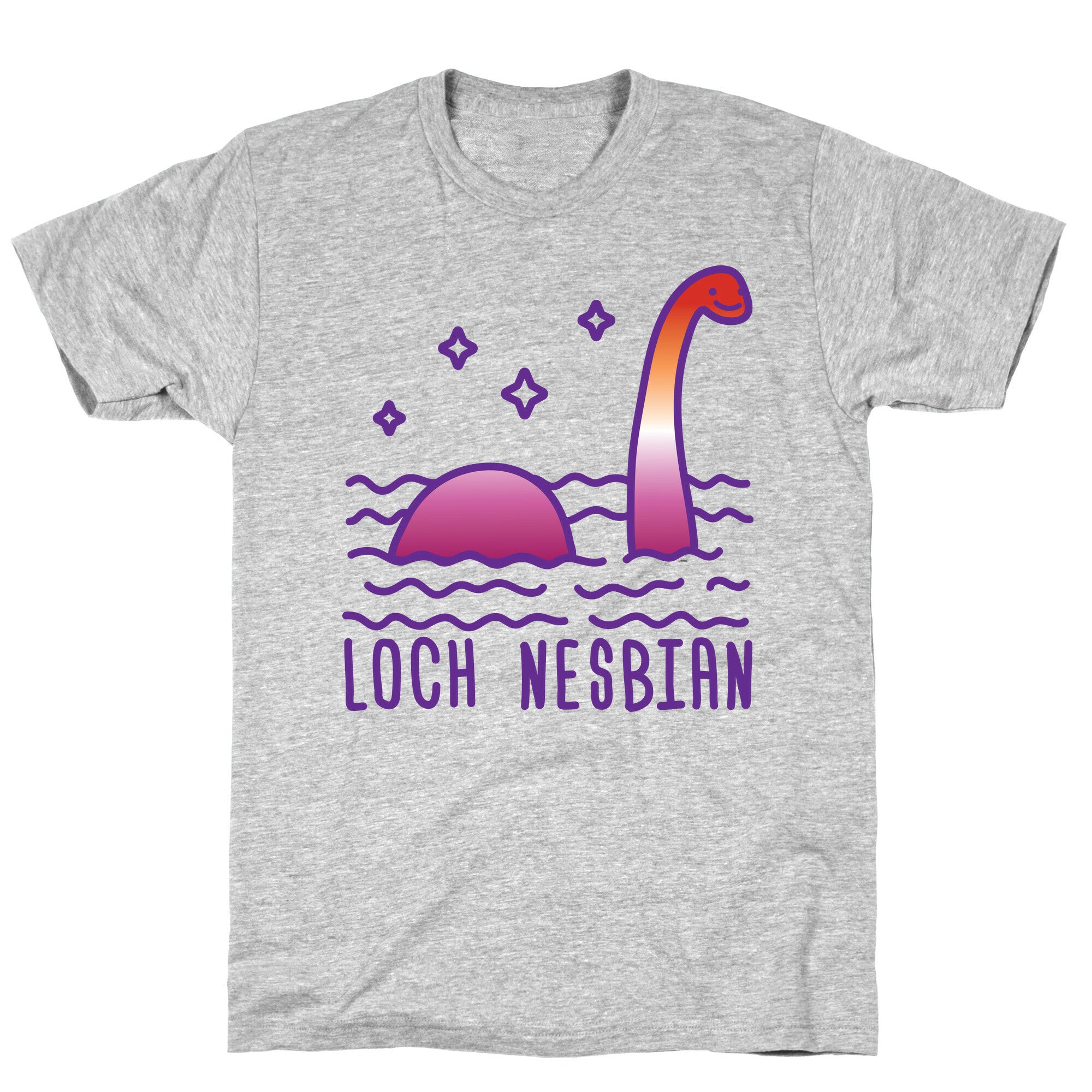 Loch Nesbian Lesbian Nessie T-Shirt