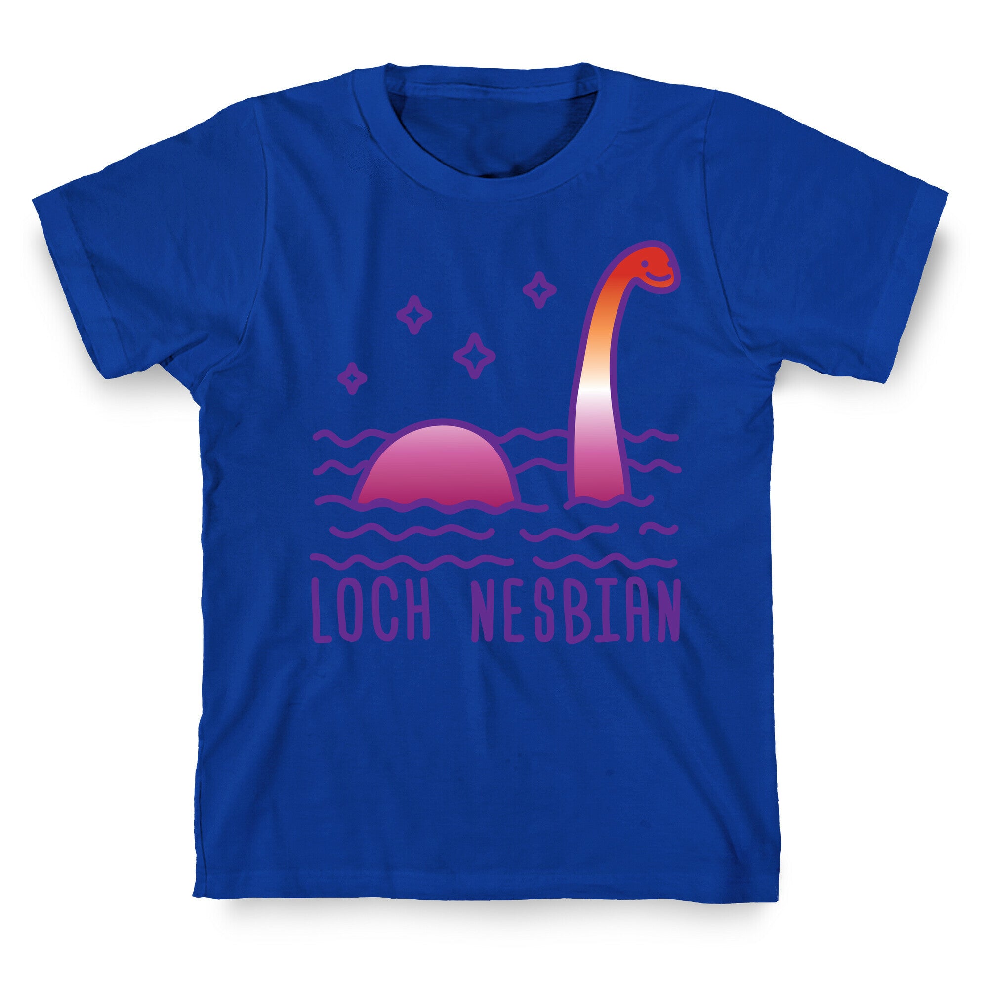 Loch Nesbian Lesbian Nessie T-Shirt