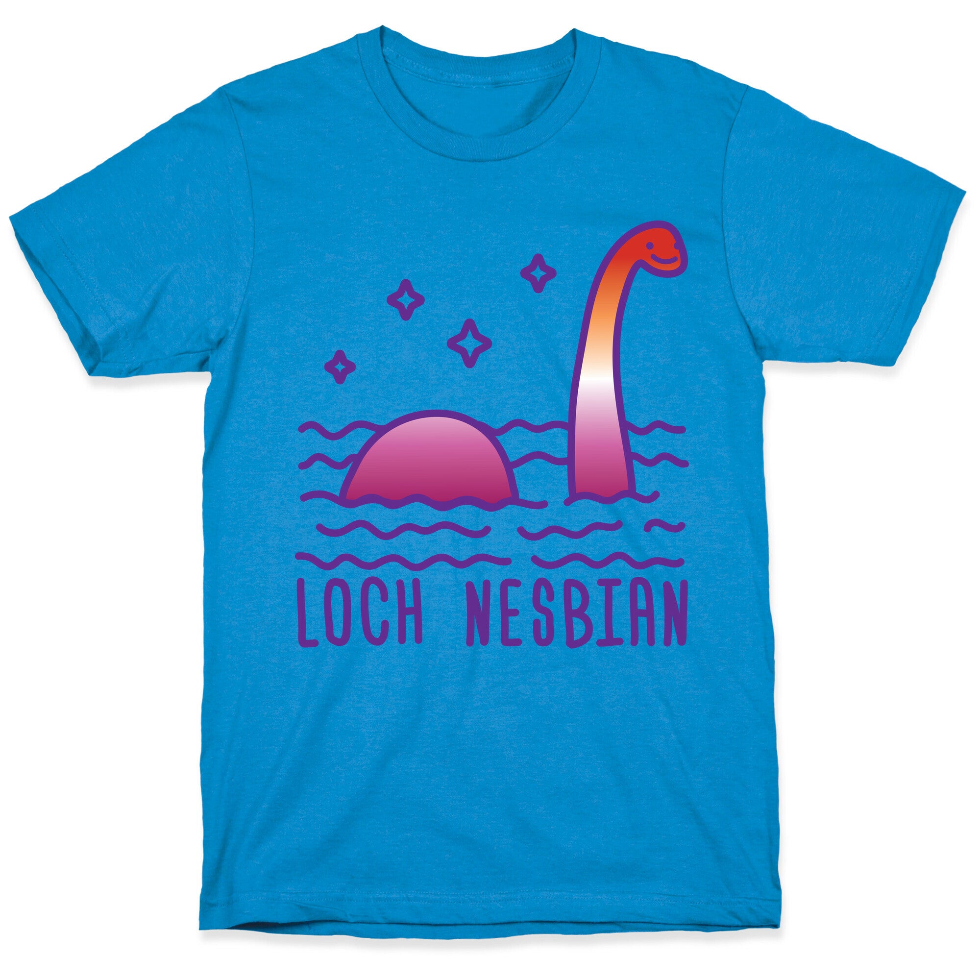 Loch Nesbian Lesbian Nessie T-Shirt