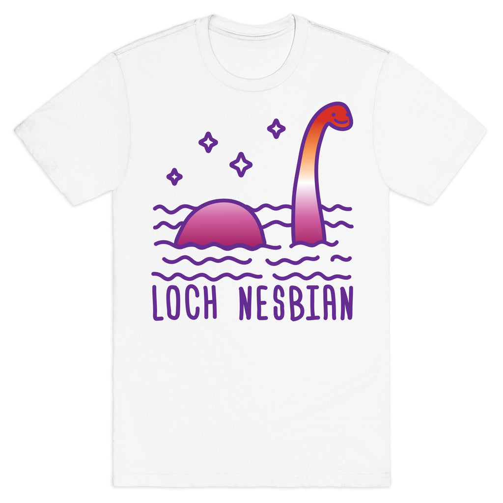 Loch Nesbian Lesbian Nessie T-Shirt