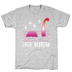 Loch Nesbian Lesbian Nessie T-Shirt