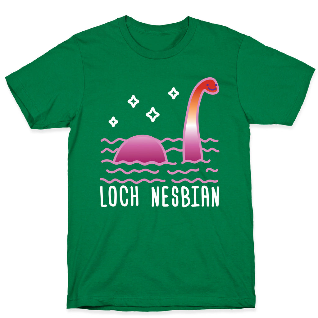 Loch Nesbian Lesbian Nessie T-Shirt