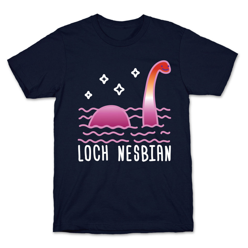 Loch Nesbian Lesbian Nessie T-Shirt