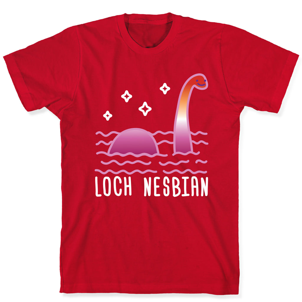 Loch Nesbian Lesbian Nessie T-Shirt
