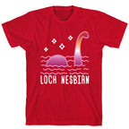 Loch Nesbian Lesbian Nessie T-Shirt