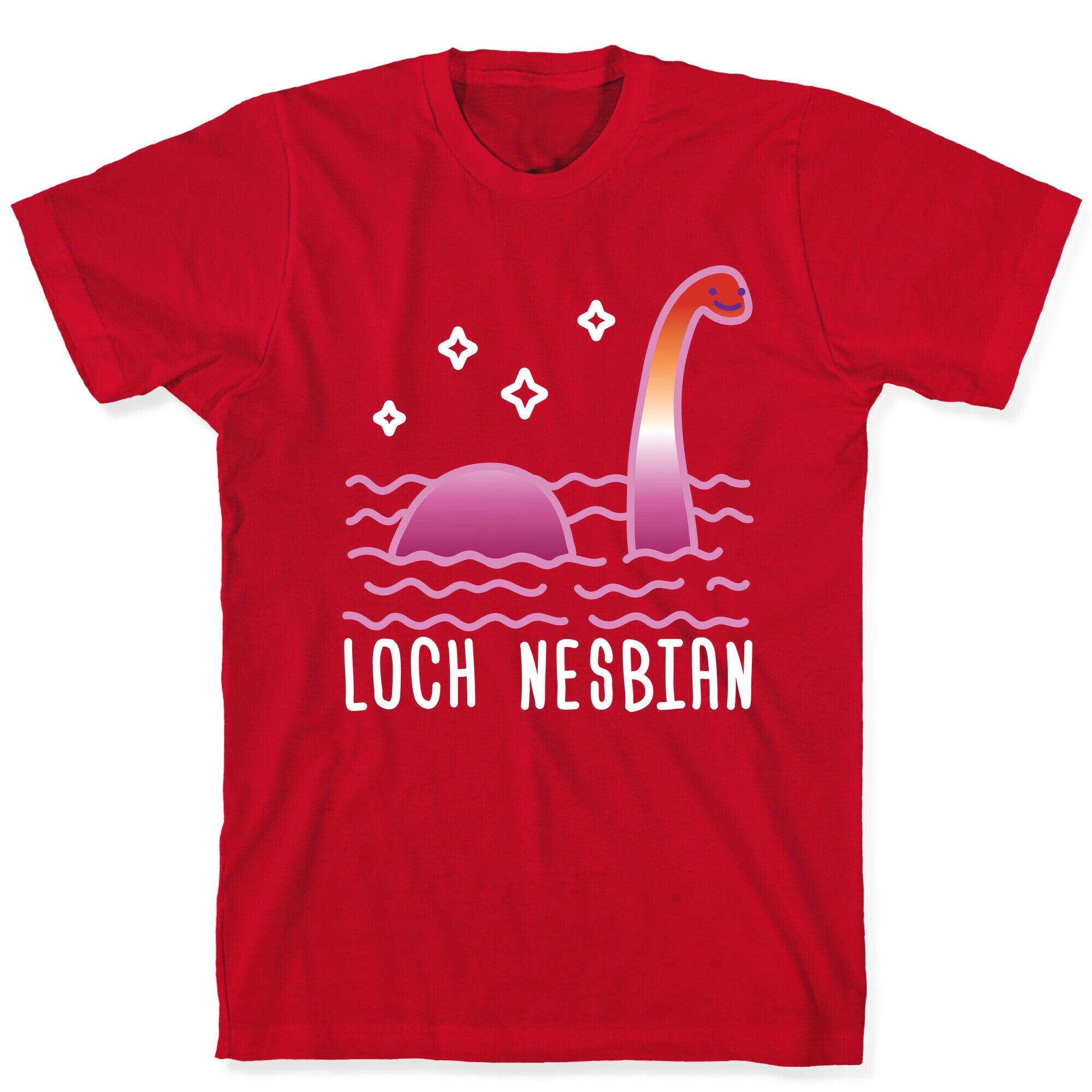 Loch Nesbian Lesbian Nessie T-Shirt